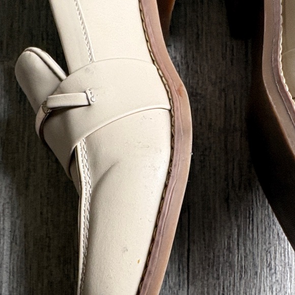 Jones New York Cream Leather Bit Loafers - Picture 6 of 10